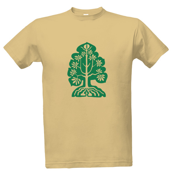 Tričko s potiskem Kaštan - symbol stromu
