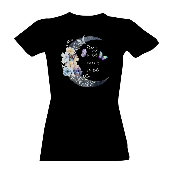 Tričko s potiskem Stay WILD MOON child